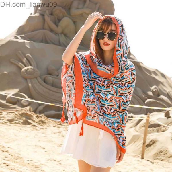 sarongs women' fashion scarf luxury shawl foulard beach scarf tassel shawl wrapped cotton linen print headband women' scarf q300, Blue;gray
sarongs women' fashion scarf luxury shawl foulard beach scarf tassel shawl wrapped cotton linen print headband women' scarf q300, Blue;gray