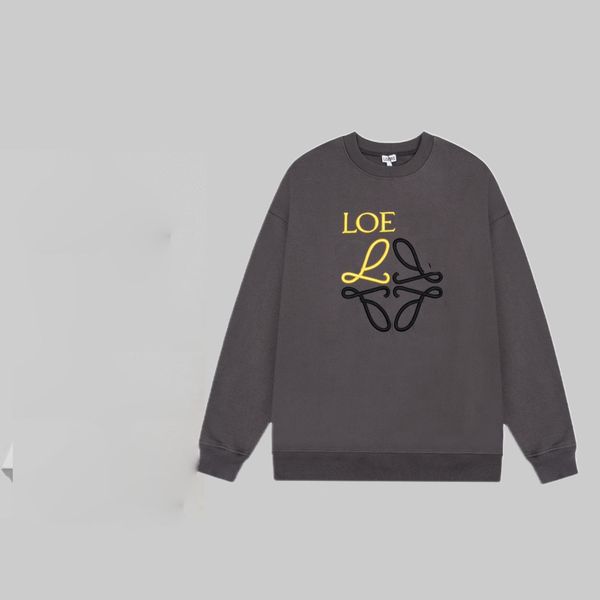luxe round neck men's sweatshirt pullover embroidery elastic cuff cotton sweatshirts fashion casual women, Black
luxe round neck men's sweatshirt pullover embroidery elastic cuff cotton sweatshirts fashion casual women, Black