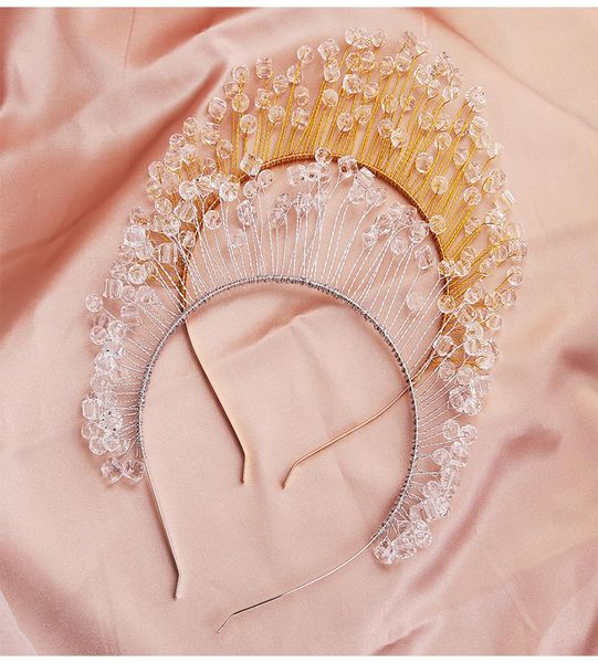 fashion handmade austrian crystal wedding tiaras and crowns hair jewelry bridal headpieces for bride bridesmaids jci1225840692, White;golden
fashion handmade austrian crystal wedding tiaras and crowns hair jewelry bridal headpieces for bride bridesmaids jci1225840692, White;golden