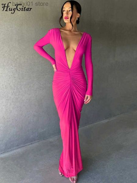 basic casual dresses women elegant long sleeve v neck reversible ruched maxi prom dress 2023 summer slim new evening party club clothes t230, Black;gray
basic casual dresses women elegant long sleeve v neck reversible ruched maxi prom dress 2023 summer slim new evening party club clothes t230, Black;gray