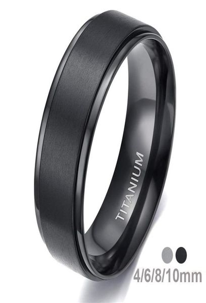 wedding rings eamti 46810mm black titanium ring man brushed band women engagement silver color bague femme anneau bijoux6835873, Slivery;golden
wedding rings eamti 46810mm black titanium ring man brushed band women engagement silver color bague femme anneau bijoux6835873, Slivery;golden