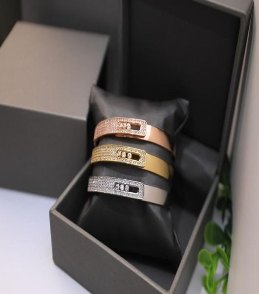 2021 hbjewelry bracelets bangles for couples and lovers wedding 18k gold plated moving diamond love bracelet as birthday gift2497223, Golden;silver
2021 hbjewelry bracelets bangles for couples and lovers wedding 18k gold plated moving diamond love bracelet as birthday gift2497223, Golden;silver
