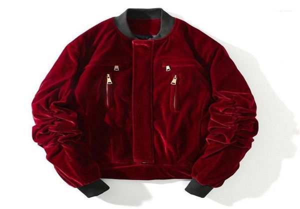men039s jackets high street men velvet bomber jacket stand collar zippered pockets hip hop quilted velour coat ruched elastic s5913624, Black;brown
men039s jackets high street men velvet bomber jacket stand collar zippered pockets hip hop quilted velour coat ruched elastic s5913624, Black;brown