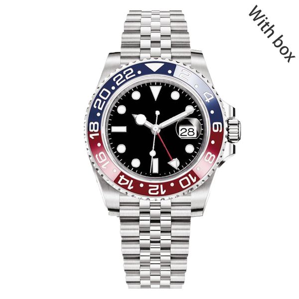 mens watch designer watches gmt pepsi automatic mechanical luminous 40mm 904l stainless steel watch band waterproof wrist business luxury mo, Slivery;brown
mens watch designer watches gmt pepsi automatic mechanical luminous 40mm 904l stainless steel watch band waterproof wrist business luxury mo, Slivery;brown