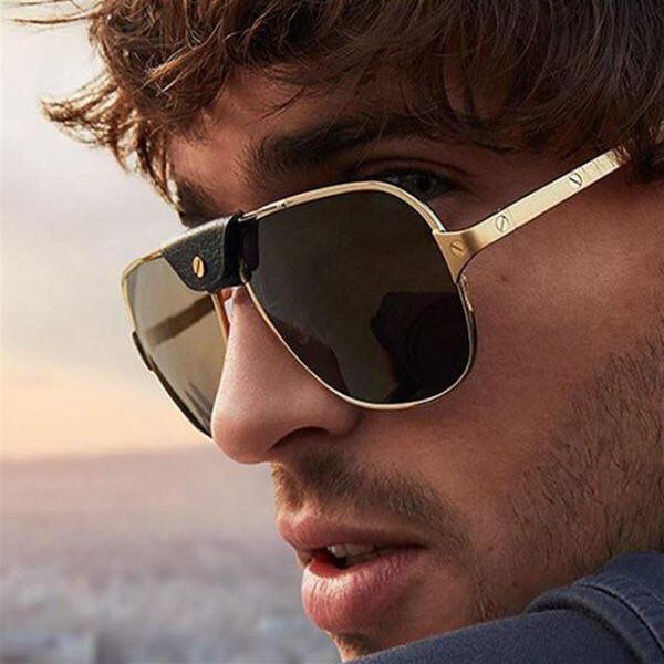 luxury 0165 designer sunglasses for men women outdoor summer square style metal full frame uv protection come with red267y, White;black 
luxury 0165 designer sunglasses for men women outdoor summer square style metal full frame uv protection come with red267y, White;black