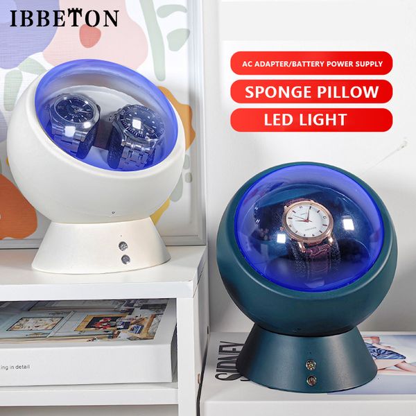 watch winders ibbeton 2 slot watch winder for automatic watches storage box automatic winder use usb cable / with battery mabuchi mute motro, Black
watch winders ibbeton 2 slot watch winder for automatic watches storage box automatic winder use usb cable / with battery mabuchi mute motro, Black