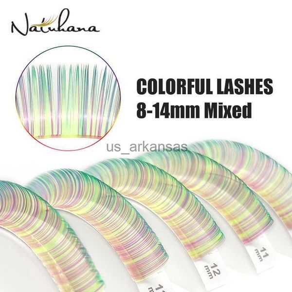false eyelashes natuhana 8-14mixed lashes extensions colorful eyelashes mink fake individual rainbow colored lashes mix color makeup cilios
false eyelashes natuhana 8-14mixed lashes extensions colorful eyelashes mink fake individual rainbow colored lashes mix color makeup cilios