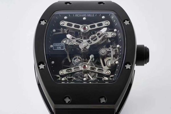 rm027 real tourbillon watch tourbillon rafael nadal superb men wrist watches elct high-end quality mechanical uhr ntpt all carbon fiber case, Slivery;brown
rm027 real tourbillon watch tourbillon rafael nadal superb men wrist watches elct high-end quality mechanical uhr ntpt all carbon fiber case, Slivery;brown