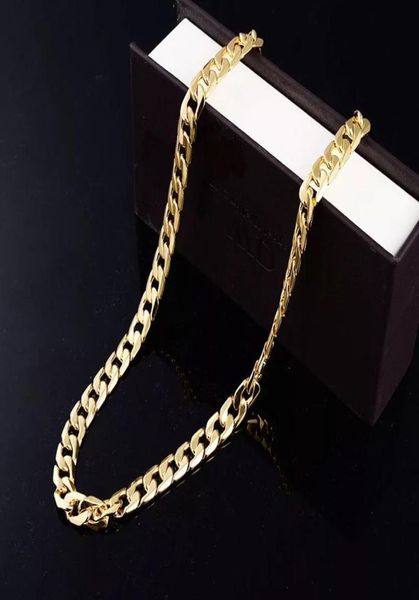 heavy mens 18k yellow fine gold filled classic curb chain solid link necklace 24quot 10mm9092286, Silver
heavy mens 18k yellow fine gold filled classic curb chain solid link necklace 24quot 10mm9092286, Silver