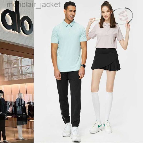 desginer alos yoga t shirt solid textured sports quick drying short sleeve fitness training suit group dress polo shirt, White
desginer alos yoga t shirt solid textured sports quick drying short sleeve fitness training suit group dress polo shirt, White