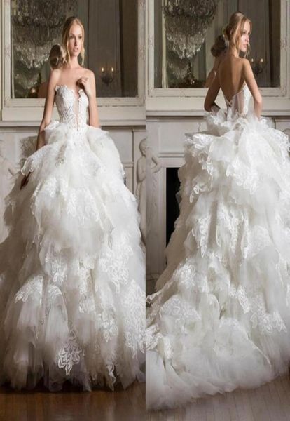 pnina tornai 2019 tiered skirts wedding dresses backless lace appliqued ball gown wedding dress plus size bridal gowns86429437052141, White
pnina tornai 2019 tiered skirts wedding dresses backless lace appliqued ball gown wedding dress plus size bridal gowns86429437052141, White