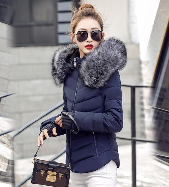 plus size s2xl women winter coat fake fur collar woman parka short outwear warm down jacket female 20226655612, Black
plus size s2xl women winter coat fake fur collar woman parka short outwear warm down jacket female 20226655612, Black
