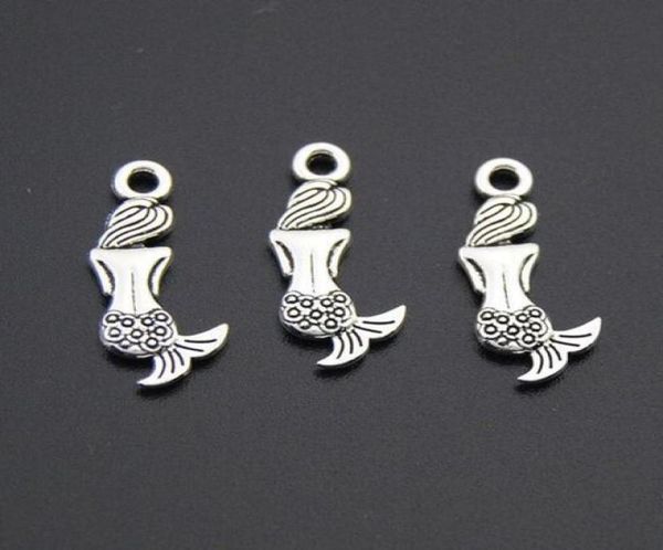 200pcslot ancient silver mermaid alloy charms pendants for diy jewelry making findings 20x9mm6362380, Bronze;silver
200pcslot ancient silver mermaid alloy charms pendants for diy jewelry making findings 20x9mm6362380, Bronze;silver