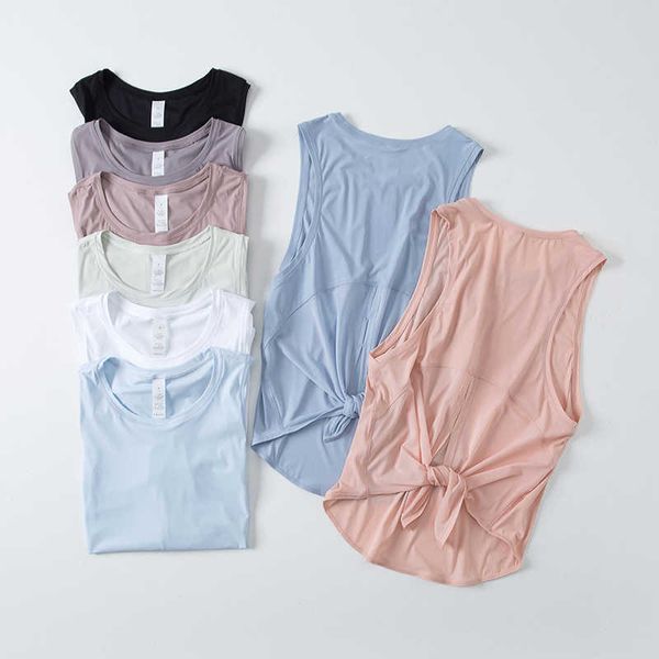 lulu all tied up yoga woman tank workout clothes loose fit open back mesh patchwork shirts quick dry running gym sports vest summer shirts
lulu all tied up yoga woman tank workout clothes loose fit open back mesh patchwork shirts quick dry running gym sports vest summer shirts