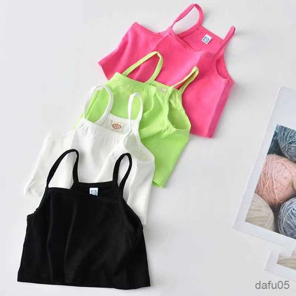 tank girls tank cotton underwear 4 to 12 years children's undershirts kids singlets solid color camisoles bra teenager clothing r230817, Blue
tank girls tank cotton underwear 4 to 12 years children's undershirts kids singlets solid color camisoles bra teenager clothing r230817, Blue