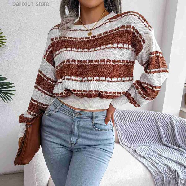 women's sweaters ficusrong women fall winter fashion o neck contrast long sleeve loose all match knit sweater for female t230817, White;black
women's sweaters ficusrong women fall winter fashion o neck contrast long sleeve loose all match knit sweater for female t230817, White;black