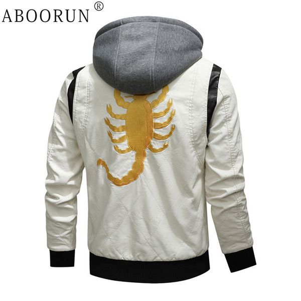 men's jackets aboorun men fashion pu jackets scorpion embroidery patchwork coats faux leather coat male outerwear 230816, Black;brown
men's jackets aboorun men fashion pu jackets scorpion embroidery patchwork coats faux leather coat male outerwear 230816, Black;brown