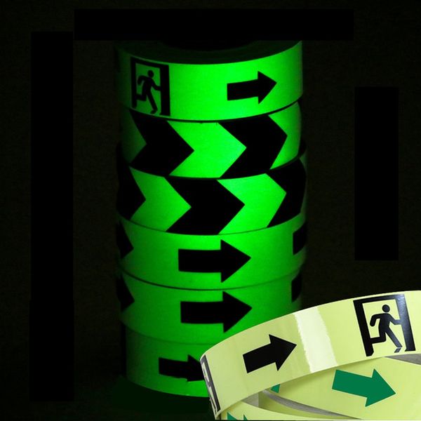 5cm*5m night glowing pet luminous arrow twill fire safety exit warning adhesive tape
5cm*5m night glowing pet luminous arrow twill fire safety exit warning adhesive tape