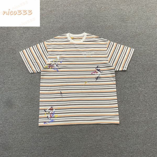 23ss new ga depts splash ink graffiti letters stripes cotton round neck loose versatile men and women casual trend short sleeve, White;black
23ss new ga depts splash ink graffiti letters stripes cotton round neck loose versatile men and women casual trend short sleeve, White;black