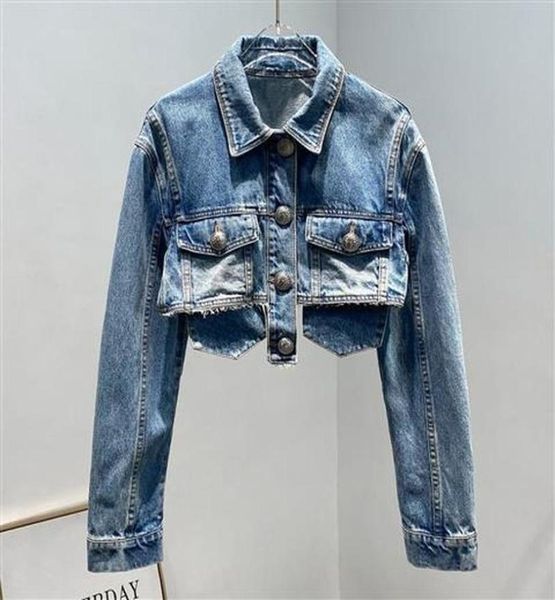 2021 spring autumn women korean fashion wild decorative buttons double pocket jean coat short singlebreasted denim jacket y3789241642, Black;brown
2021 spring autumn women korean fashion wild decorative buttons double pocket jean coat short singlebreasted denim jacket y3789241642, Black;brown