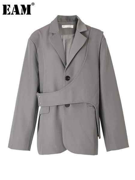 women's suits blazers eam women gray irregular big size blazer lapel long sleeve loose fit jacket fashion spring autumn 1df3051 230816, White;black
women's suits blazers eam women gray irregular big size blazer lapel long sleeve loose fit jacket fashion spring autumn 1df3051 230816, White;black
