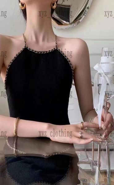 black color highend womens vest t shirts small fragrance chain camisole 2022ss summer suspender knitted tshirts8539064, White
black color highend womens vest t shirts small fragrance chain camisole 2022ss summer suspender knitted tshirts8539064, White