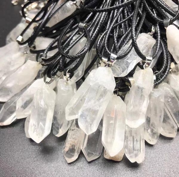 irregular diy natural original white crystal stone pendant necklaces for women men fashion energy jewelry with rope chain4886581, Silver
irregular diy natural original white crystal stone pendant necklaces for women men fashion energy jewelry with rope chain4886581, Silver