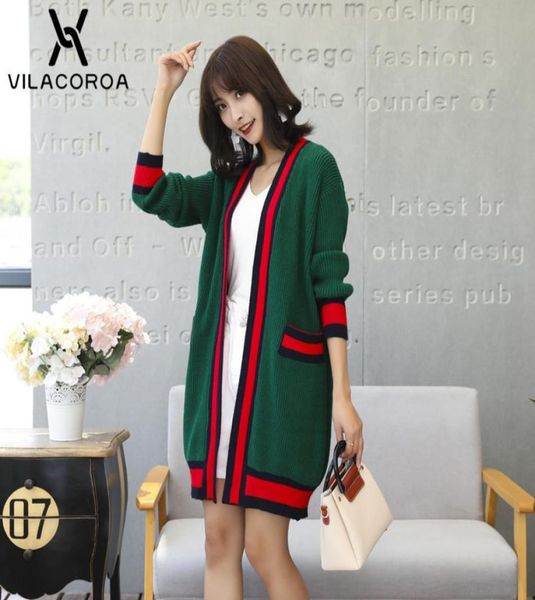 autumn winter women jacket contrast striped cardigan long sleeve pocket female shrugs knitted black coat outerwear oversize 2019 y3799813, Black;brown
autumn winter women jacket contrast striped cardigan long sleeve pocket female shrugs knitted black coat outerwear oversize 2019 y3799813, Black;brown