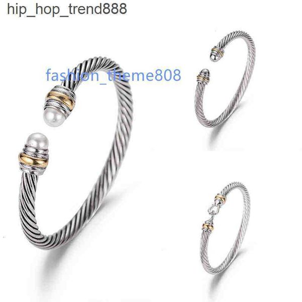 bracelet dy luxury designer twisted pearl head women fashion versatile twist bracelets jewelry platinum plated wedding gifts 5mm, Black
bracelet dy luxury designer twisted pearl head women fashion versatile twist bracelets jewelry platinum plated wedding gifts 5mm, Black