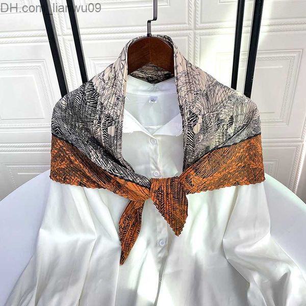 sarongs in the spring of 2022 the french vintage new pleated twill shawl elegantly feels like wearing a silk shawl and an orange shawl z2308, Blue;gray
sarongs in the spring of 2022 the french vintage new pleated twill shawl elegantly feels like wearing a silk shawl and an orange shawl z2308, Blue;gray