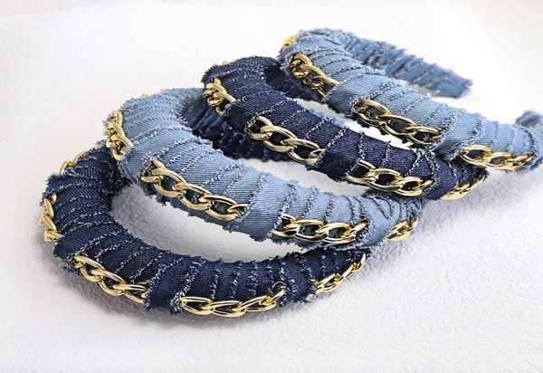 fashion solid blue denim padded headband for women new style metal chain hairbands girls wide hair hoop hair accessories2904625, Silver
fashion solid blue denim padded headband for women new style metal chain hairbands girls wide hair hoop hair accessories2904625, Silver
