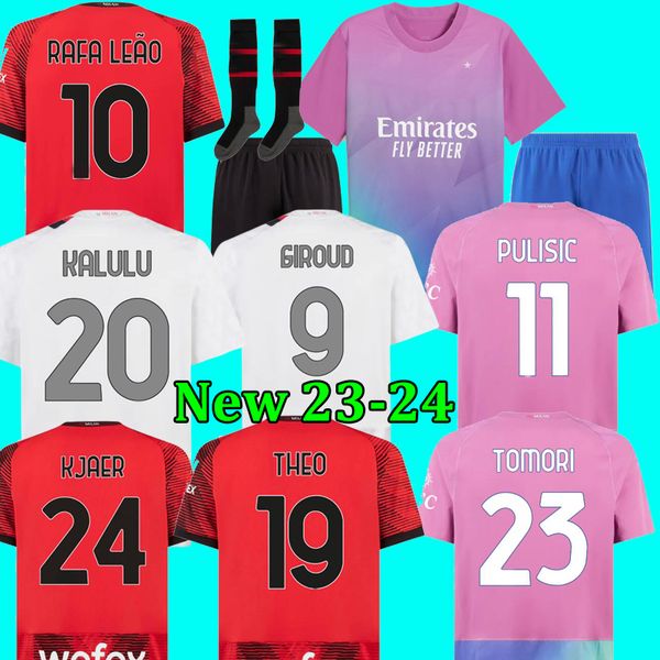 23 24 pulisic rafa leao soccer jerseys giroud ibrahimovic football shirt 2023 2024 tonali bennacer rebic camiseta de futbol romagnoli ac mil, Black;yellow
23 24 pulisic rafa leao soccer jerseys giroud ibrahimovic football shirt 2023 2024 tonali bennacer rebic camiseta de futbol romagnoli ac mil, Black;yellow