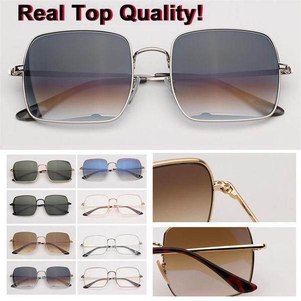 54mm small rectangle sunglasses women metal square sun glasses for women 2020 summer style female uv400 green brown gradient 1240m, White;black
54mm small rectangle sunglasses women metal square sun glasses for women 2020 summer style female uv400 green brown gradient 1240m, White;black