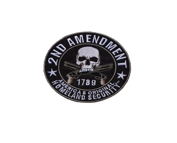 1789 2nd amendment embroidery iron on patch for biker jacket front size applique 8602094, Black
1789 2nd amendment embroidery iron on patch for biker jacket front size applique 8602094, Black