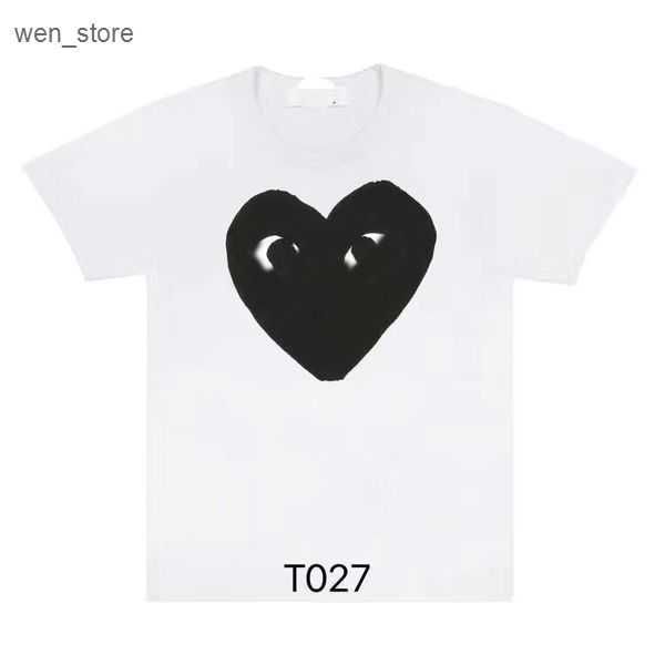 619s on mens play t shirt designer red heart shirt commes casual women shirts des badge garcons high quanlity tshirts cotton embroidery ntxw, White;black
619s on mens play t shirt designer red heart shirt commes casual women shirts des badge garcons high quanlity tshirts cotton embroidery ntxw, White;black