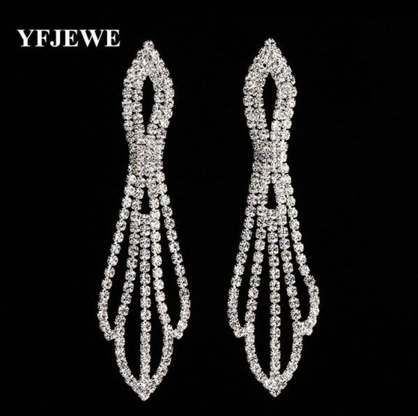 yfjewe new earrings long women pendant earrings long hanging earrings with stones crystal jewelry gifts pendientes mujer e3964127468, Silver
yfjewe new earrings long women pendant earrings long hanging earrings with stones crystal jewelry gifts pendientes mujer e3964127468, Silver