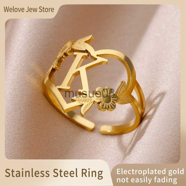 band rings stainless steel gold plated heart a-z letter rings for women anillos mujer love open initials name alphabet ring jewelry gift j23, Silver
band rings stainless steel gold plated heart a-z letter rings for women anillos mujer love open initials name alphabet ring jewelry gift j23, Silver