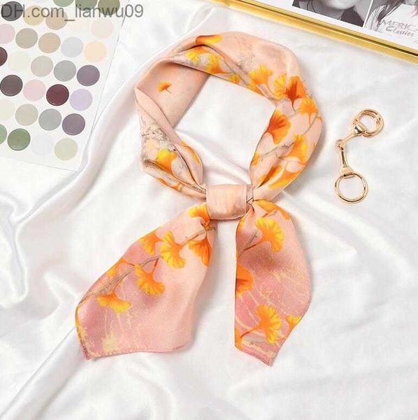 scarves 2021 elegant flower print square scarf women's bandana hairband women's headband women's shawl fashion neckline z2308, Blue;gray
scarves 2021 elegant flower print square scarf women's bandana hairband women's headband women's shawl fashion neckline z2308, Blue;gray