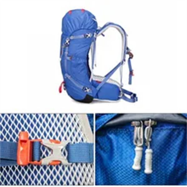 40 liters ultralight mountaineer backpack large capacity hiking camping daypack molle trekking bag for climbing sports outdoor a2, Black 
40 liters ultralight mountaineer backpack large capacity hiking camping daypack molle trekking bag for climbing sports outdoor a2, Black