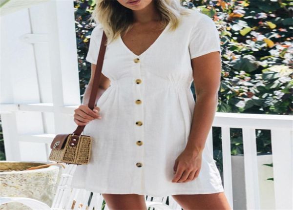 womens dress casual solid v neck button down loose short sleeve dress summer clothes for women sukienki damskie 20194605435, Black;gray
womens dress casual solid v neck button down loose short sleeve dress summer clothes for women sukienki damskie 20194605435, Black;gray