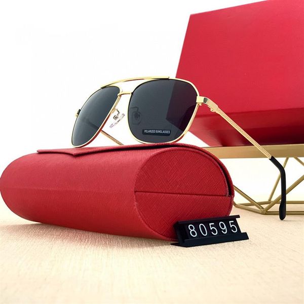 

luxury brand designer polarized sunglasses fashion womens mens sun glasses uv protection men eyeglass women spectacles with case a2942, White;black