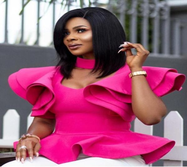 women039s tshirt women summer fuchsia halter high neck layered flare sleeve peplum shirt blouses elegant fashion large si5800540, White
women039s tshirt women summer fuchsia halter high neck layered flare sleeve peplum shirt blouses elegant fashion large si5800540, White