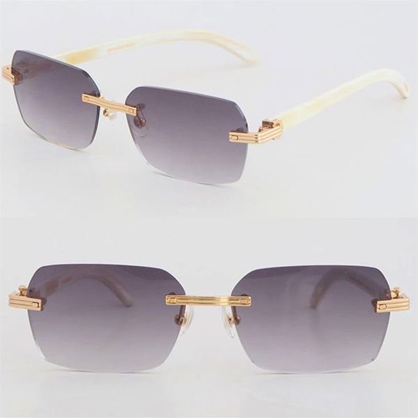 new designer model rimless sunglasses woman original white genuine natural horn 02868 glasses 18k gold women large square glasses 252m, White;black
new designer model rimless sunglasses woman original white genuine natural horn 02868 glasses 18k gold women large square glasses 252m, White;black