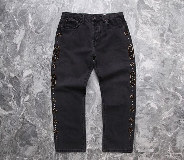plus size pants jeans rivet straight washed do old men women 1 quality loose jeans9656511, Black;brown
plus size pants jeans rivet straight washed do old men women 1 quality loose jeans9656511, Black;brown
