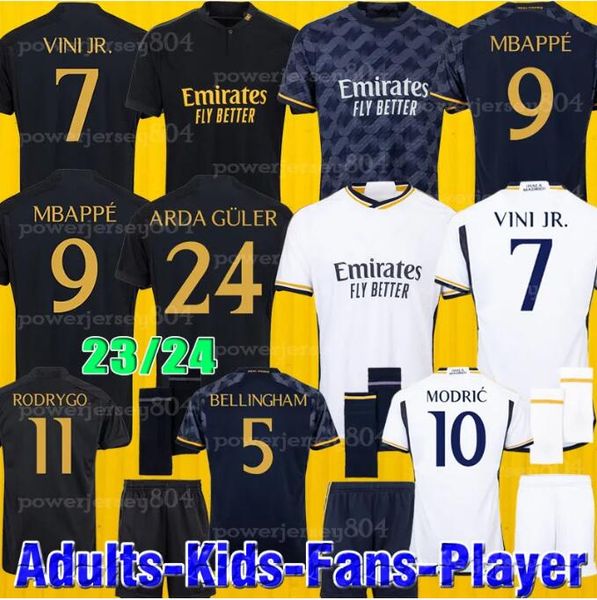 23 24 mbappe #9 real madrids fans player soccer jerseys benzema bellingham 2023 vini jr football shirts camiseta de futbol men kids kit unif, Black;yellow
23 24 mbappe #9 real madrids fans player soccer jerseys benzema bellingham 2023 vini jr football shirts camiseta de futbol men kids kit unif, Black;yellow