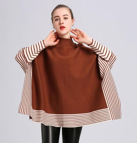 folobe women ponchos and capes sweaters spring casual pullover shawl female black batwing sleeve stripes loose poncho cloak8714212, White;black
folobe women ponchos and capes sweaters spring casual pullover shawl female black batwing sleeve stripes loose poncho cloak8714212, White;black