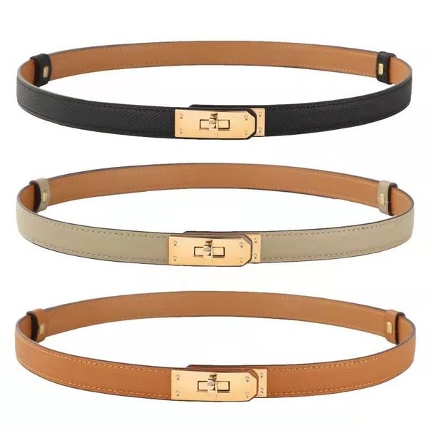 ceinture gold buckle luxurys adjustable lady belt genuine leather designer womens belts man dress black white mens width 1.8cm elastic fashi, Black;brown
ceinture gold buckle luxurys adjustable lady belt genuine leather designer womens belts man dress black white mens width 1.8cm elastic fashi, Black;brown