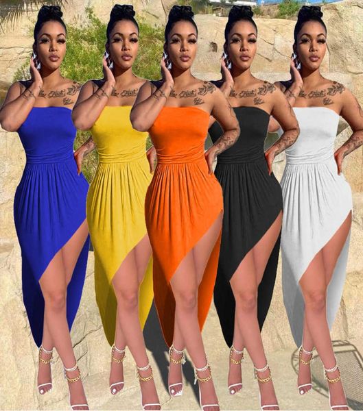 summer women dresses fashion solid color womens onepiece slim dress bra loose irregular long skirt club clothing 96095055350, Black;gray
summer women dresses fashion solid color womens onepiece slim dress bra loose irregular long skirt club clothing 96095055350, Black;gray
