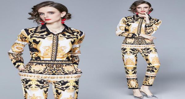 drop spring summer fall 2pcs womens ladies casual sets vintage baroque print collar long sleeve shirt blouse pant suit5670750, White
drop spring summer fall 2pcs womens ladies casual sets vintage baroque print collar long sleeve shirt blouse pant suit5670750, White