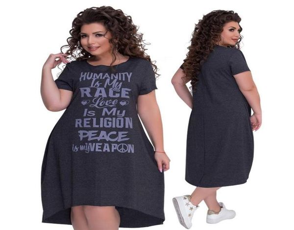 plus size letters printed short sleeve midcalf dress vestidos l6xl big size casual irregular loose dress women autumn dresses6865050, Black;gray
plus size letters printed short sleeve midcalf dress vestidos l6xl big size casual irregular loose dress women autumn dresses6865050, Black;gray